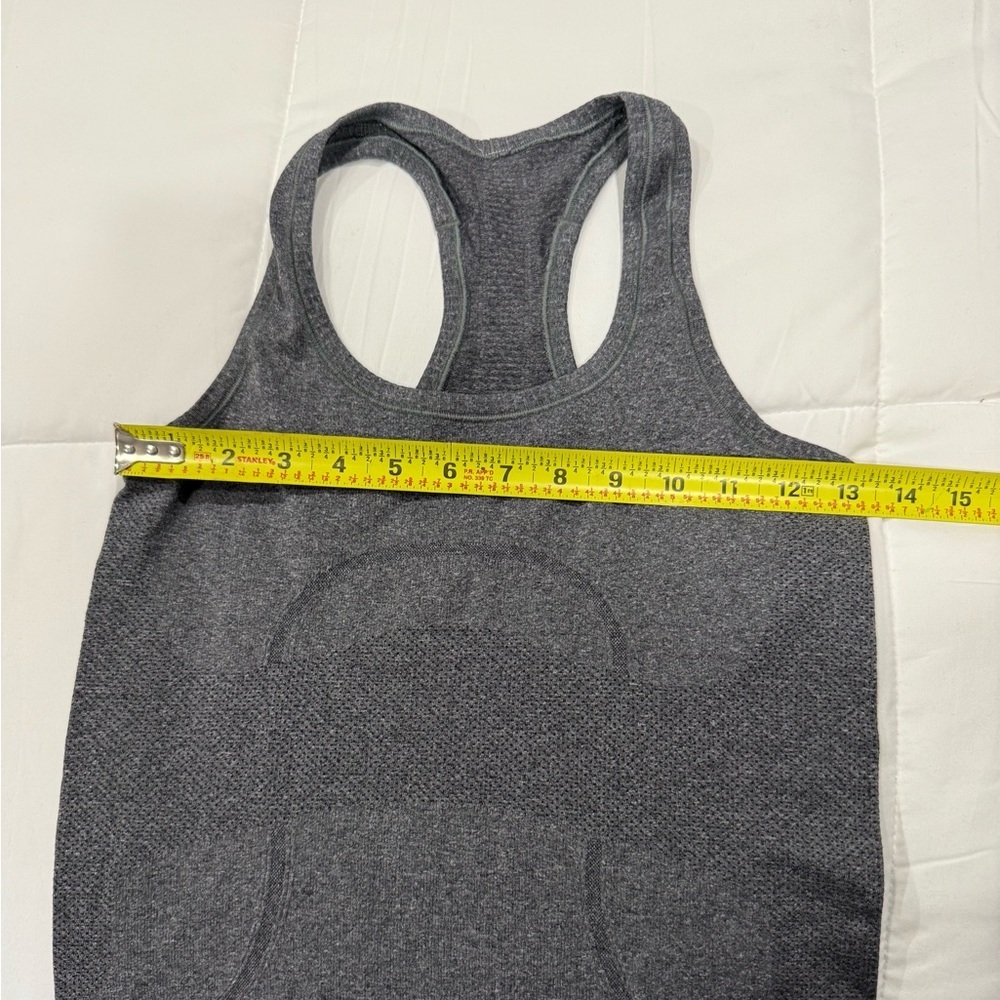 Lululemon Athletica Charcoal Racerback Tank - Picture 5 of 6